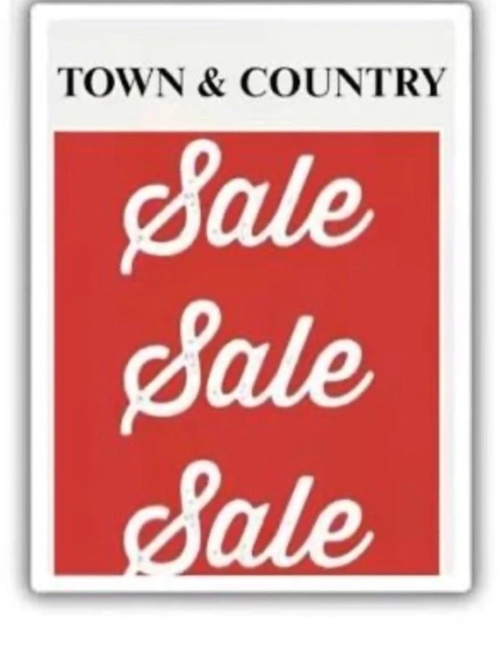 Going out of town Friday sale